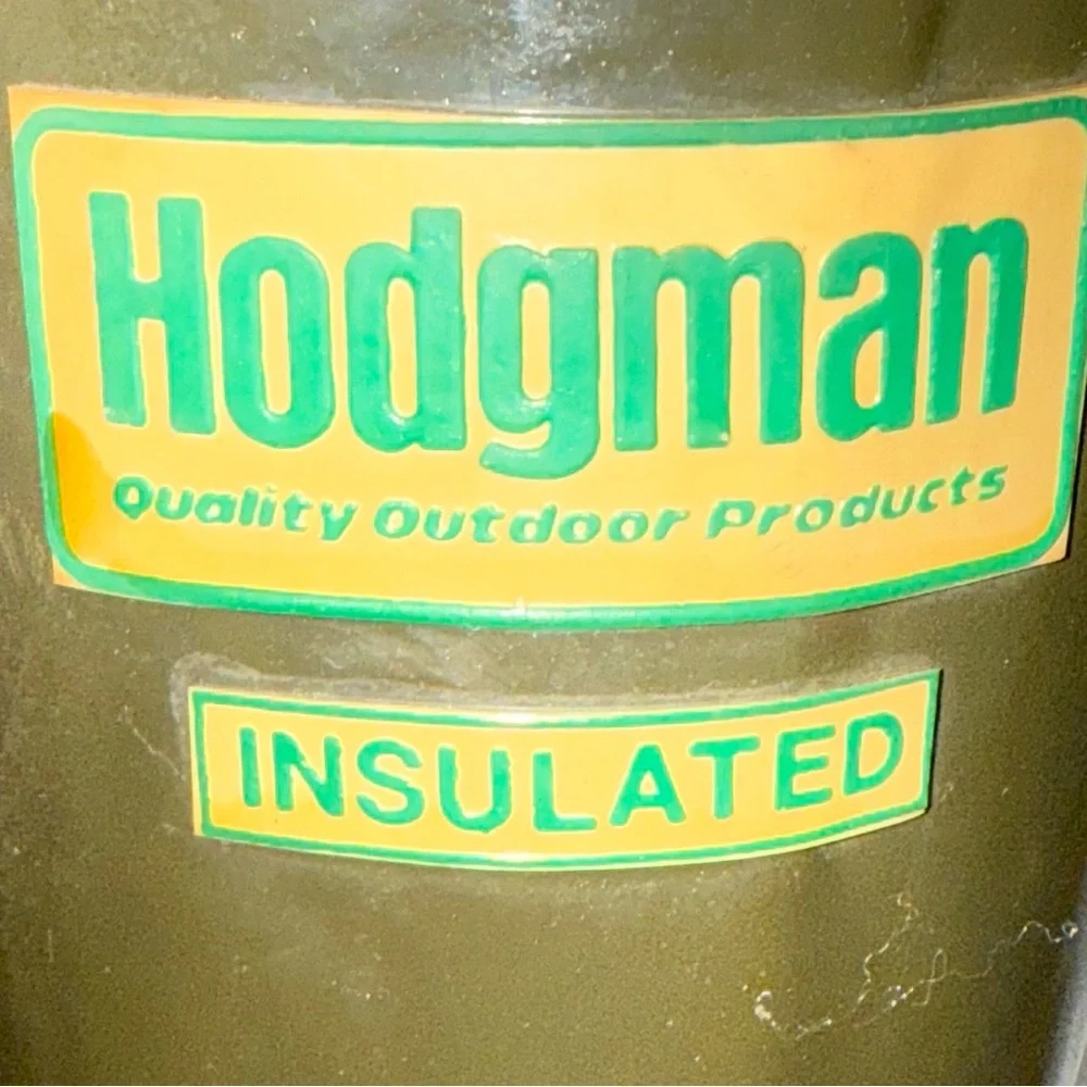 🥾 HODGMAN *NWT* Vintage‎ 80s Insulated Steel Rubber Green Hunting Boots l Sz 13